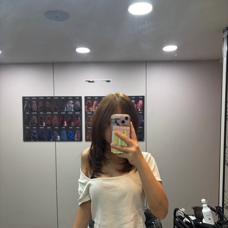 Hair styling result shared by Yixin Teng
